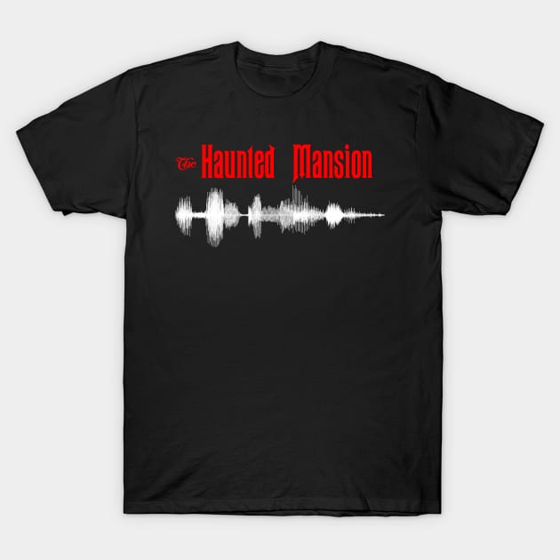 The Haunted Mansion Waveform T-Shirt by kevfla